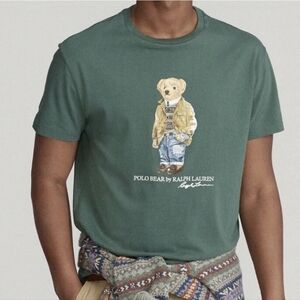 Polo Ralph Lauren Preppy Polo Bear Limited Edition T Shirt  L Green Men